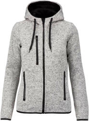 Proact PA366 cipzáras kapucnis vastag Női pulóver bolyhos belsővel Proact, Light Grey Mélange-3XL (pa366lgme-3xl)
