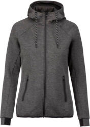 Proact PA359 Női kapucnis cipzáras vastag sztreccs pulóver Proact, Deep Grey Heather-M (pa359dgrh-m)