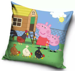 Peppa malac Feed párnahuzat 40x40 cm Velúr (CBX020123) - oliviashop