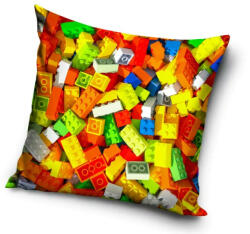 LEGO® mintázatú Bricks párnahuzat 40x40 cm Velúr (CBX570825)