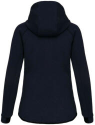 Proact PA359 Női kapucnis cipzáras vastag sztreccs pulóver Proact, French Navy Heather-XL (pa359fnvh-xl)