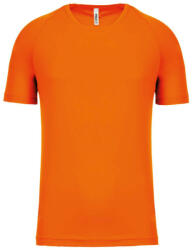 Proact PA445 rövid ujjú kereknyakú gyerek sportpóló Proact, Fluorescent Orange-6/8 (pa445for-6-8)