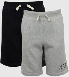 GAP Pantaloni scurți 2 buc pentru copii GAP | Negru Gri | Băieți | XS