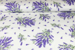 Made In Italy Anyag Pamut levandula, m. 140 cm
