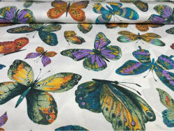 Made In Italy Dekoratív szövet pillangók, szélesség 140 cm (601-62)