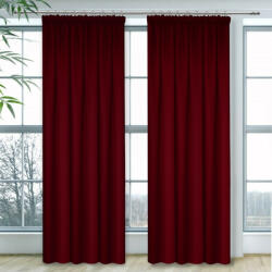 Mondo Italia Függöny a redős szalagon Heaven bordeaux