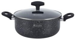 Goldmann Cratita din aluminiu presat, 24x10.5cm, 2mm grosime, acoperire ceramica, manere soft touch, Goldmann (GM 1300-24)