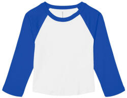 Bella+Canvas Women's Micro Rib 3/4 Raglan Baby Tee (028060625)