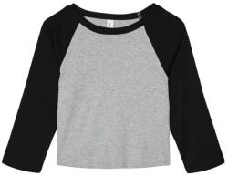 Bella+Canvas Women's Micro Rib 3/4 Raglan Baby Tee (028061732)