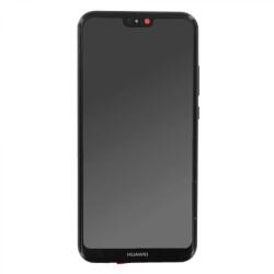 Ecran LCD IPS cu Touchscreen si Rama Compatibil cu Huawei P20 lite - OEM (09487) - Black (KF2319354) - casacuhuse