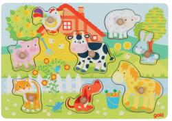 Goki Puzzle Goki Farm Animals Lift-out (57392)