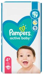 Pampers Scutece pentru Bebelusi - Pampers Active Baby, marimea 4+ (10-15 kg), 58 buc