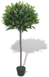 vidaXL Dafin artificial cu ghiveci, 125 cm, verde (244452)