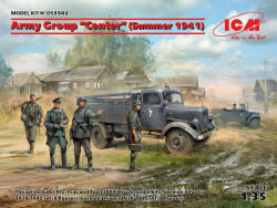 ICM Army GroupCenter(Summer 1941)(Kfz1, Typ L3000S, German Infantry(4 figures)Ger. Drivers 1: 35 (DS3502)