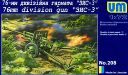 UniModels Zis 3, 76 mm Soviet Gun 1: 72 (UM208)