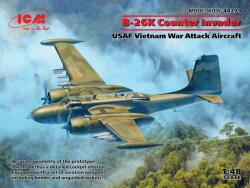 ICM B-26K Counter Invader, USAF Vietnam War Attack Aircraft 1: 48 (48279)