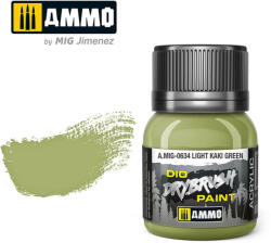 AMMO by MIG Jimenez AMMO DRYBRUSH Light Khaki Green 40 ml (A. MIG-0634)