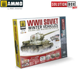 AMMO by MIG Jimenez AMMO SOLUTION BOX MINI 20 - How to paint WWII Soviet Winter Vehicles (A. MIG-7903)