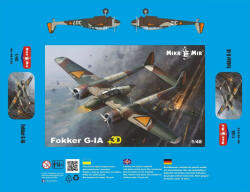 Micro Mir AMP Fokker G-IA + 3D details 1: 48 (MM48-016-PLUS)