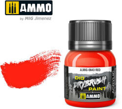 AMMO by MIG Jimenez AMMO DRYBRUSH Red 40 ml (A. MIG-0643)