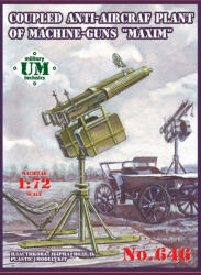 UniModels Coupled anti-aircraft plant of maschine 1: 72 (UMT646)
