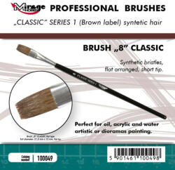 Mirage Hobby Brush Flat High Quality Classic Series 1 Size 8 (100049)