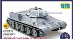 UniModels T-34 flame-throwing tank with FOG-1 1: 72 (UM441)