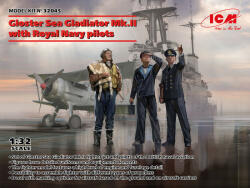 ICM Gloster Sea Gladiator Mk. II with Royal Navy pilots 1: 32 (32045)