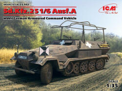 ICM Sd. Kfz. 251/6 Ausf. A, WWII German Armoured Command Vehicle 1: 35 (35102)