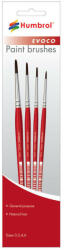 Humbrol Evoco Brush Set (Größen 0, 2, 4 & 6) (AG4150)