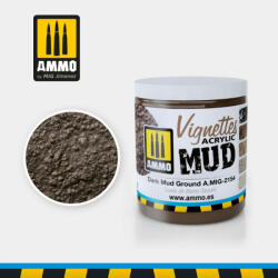 AMMO by MIG Jimenez AMMO VIGNETTES Dark Mud Ground (A. MIG-2154)