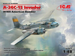 ICM A-26-15 Invader, WWII American Bomber 1: 48 (48283)