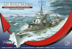 Mirage Hobby Polish Navy Destroyer ORP Blyskawica Wz. 44 1: 400 (400615)