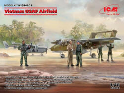 ICM Vietnam USAF Airfield(Cessna O-2A, OV-10 Bronco, US Pil&Gro. Pers(Viet. War)5 fig 1: 48 (DS4803)