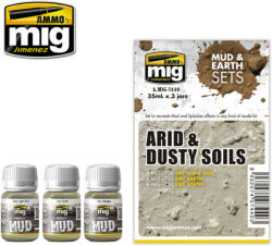 AMMO by MIG Jimenez AMMO Arid & Dusty Soils 4 x 17 ml (A. MIG-7440)