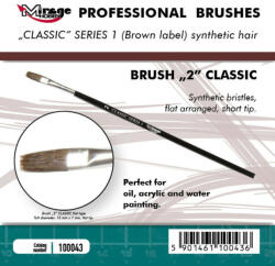 Mirage Hobby Brush Flat High Quality Classic Series 1 Size 2 (100043)