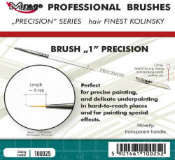 Mirage Hobby Brush Precision Kolinsky Size 1 (100025)