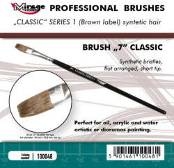 Mirage Hobby MIRAGE BRUSH FLAT HIGH QUALITY CLASSIC SERIES 1 size 7 (100048)