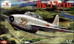 Amodel Yakovlev Yak-17UTI Soviet jet fighter 1: 72 (AMO7282)