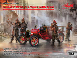 ICM Model T 1914 Fire Truck with Crew 1: 35 (35606)