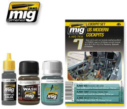 AMMO by MIG Jimenez AMMO US Modern Cockpits 4 x 17 ml (A. MIG-7436)