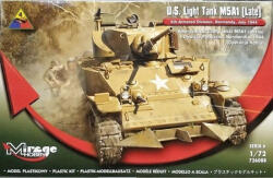 Mirage Hobby U. S. Light Tank M5A1 (Late) 1: 72 (726088)