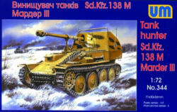 UniModels Tank Hunter Sd. Kfz. 138 M Marder III 1: 72 (UM344)