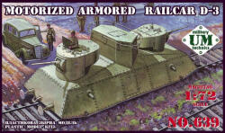 UniModels Motorized armored railcar D-3 1: 72 (UMT639)