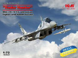 ICM Radar Hunter MiG-29 '9-13 Ukrainian Fighter with HARM missiles 1: 72 (72143)