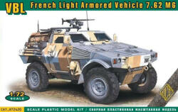ACE VBL French Light Armored Vehicle 7.62MG 1: 72 (ACE72420)