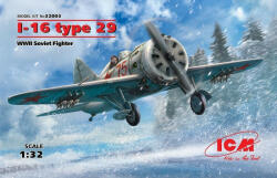 ICM I-16 type 29, WWII Soviet Fighter 1: 32 (32003)