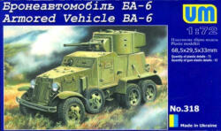 UniModels Armored Vehicle BA-6 Soviet 1: 72 (UM318)