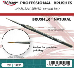 Mirage Hobby Brush Natural Size 0 (100005)
