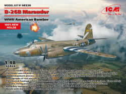 ICM B-26B Marauder, WWII American Bomber (100% new molds) 1: 48 (48320)
